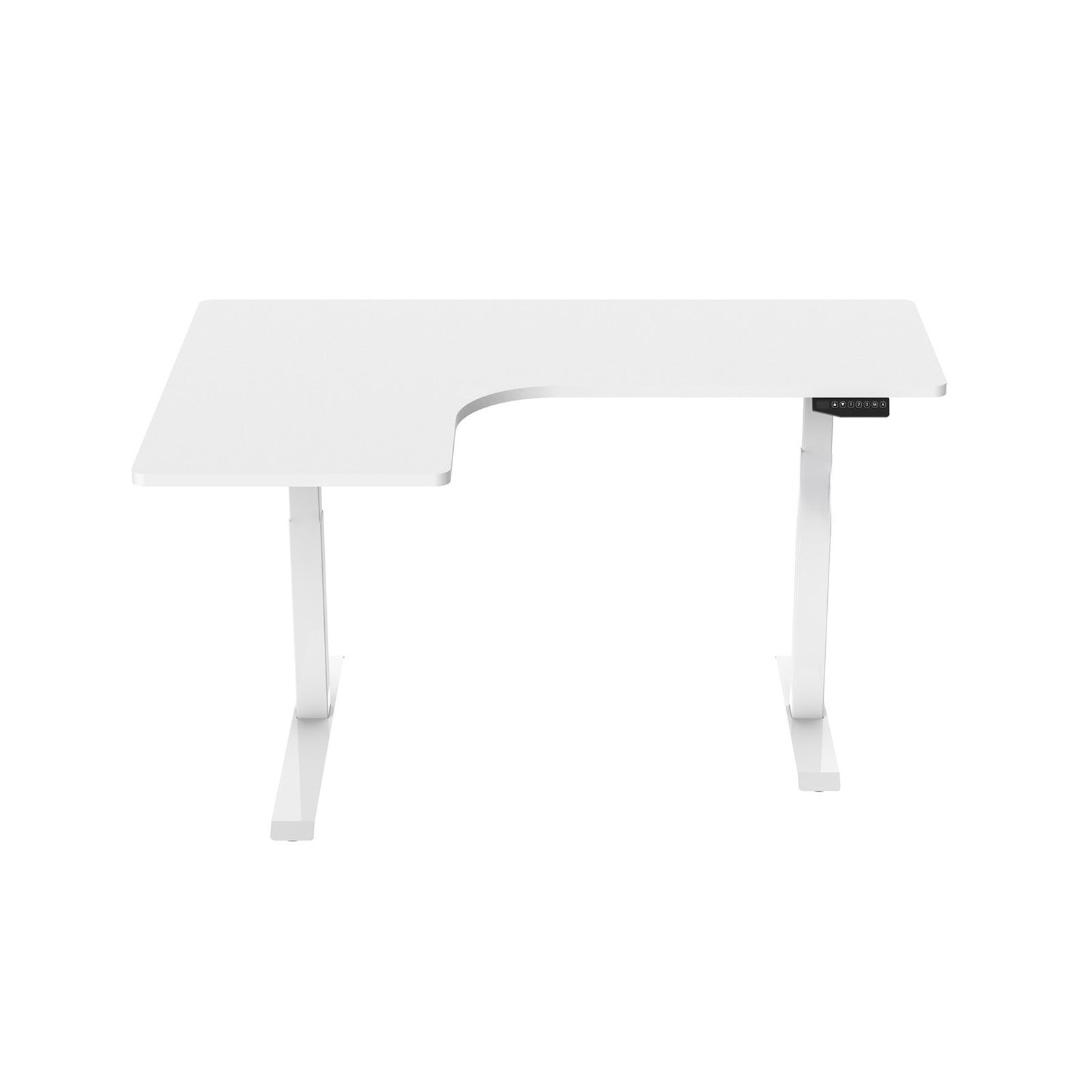 Ninja Gaming Desk 160cm L Shape - White NINJA